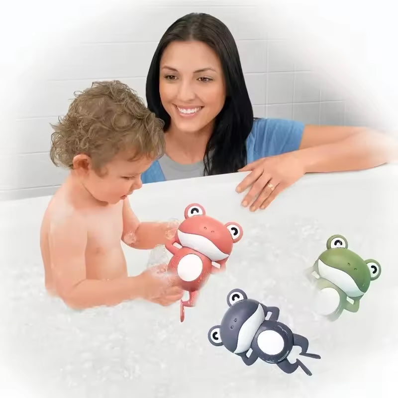 Gluschwein - Baby Dusche Uhrwerk Niedliches Tier schwimmender Frosch