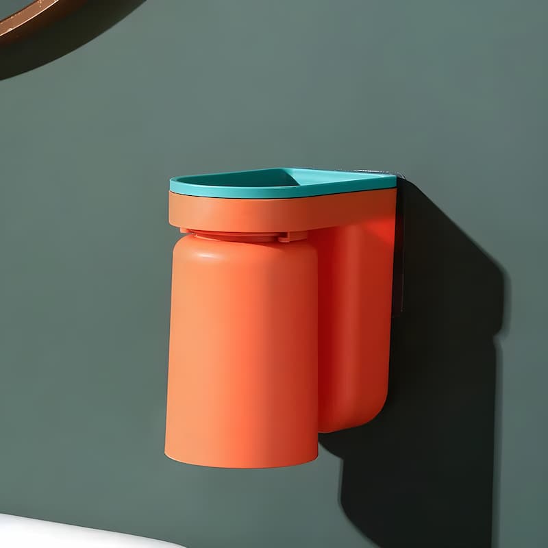 BrushCup - Porte-brosse à dents mural – rangement ordonné et sans stress
