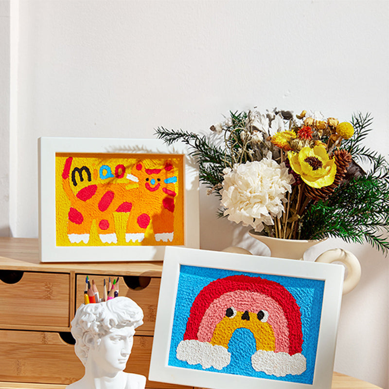 Gluschwein - Pulp Poking Texture Painting DIY handgemachtes Spielzeug