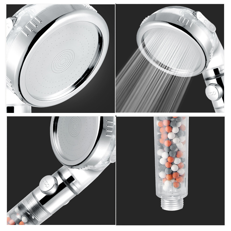 Gluschwein - 3-Modus-Hochdruck-Ionenfiltration Wassersparender Duschkopf