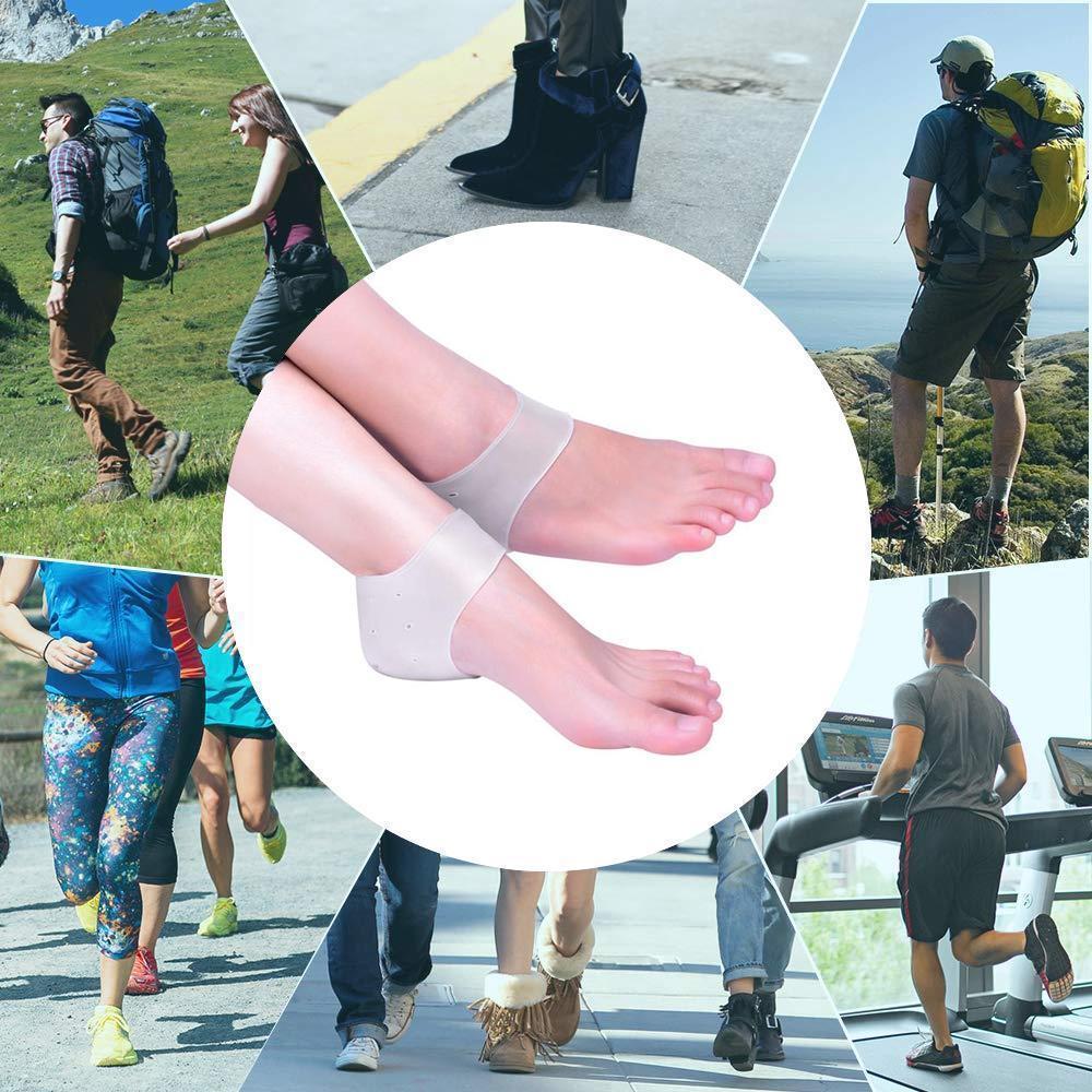 Gluschwein - Silikon Fußreparatur Fersenhülle, weiß
