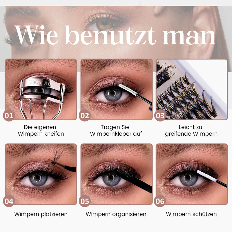 Gluschwein - DIY gepfropfte Wimpern