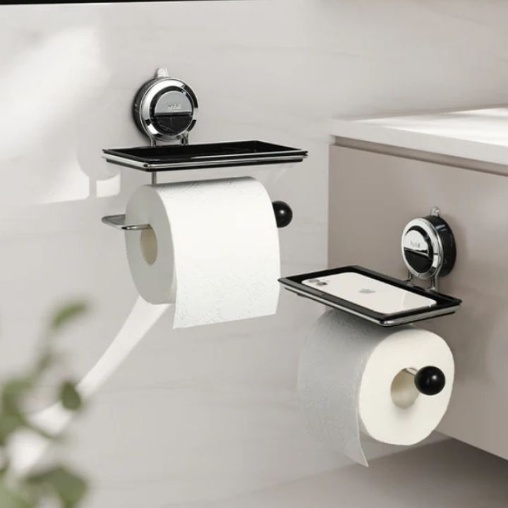RollyShelve - Bohrfreier Toilettenpapierhalter