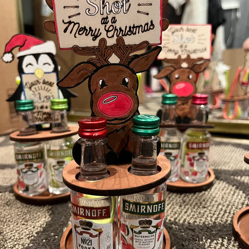 Gluschwein - Weihnachts-Mini-Weinflaschenhalter