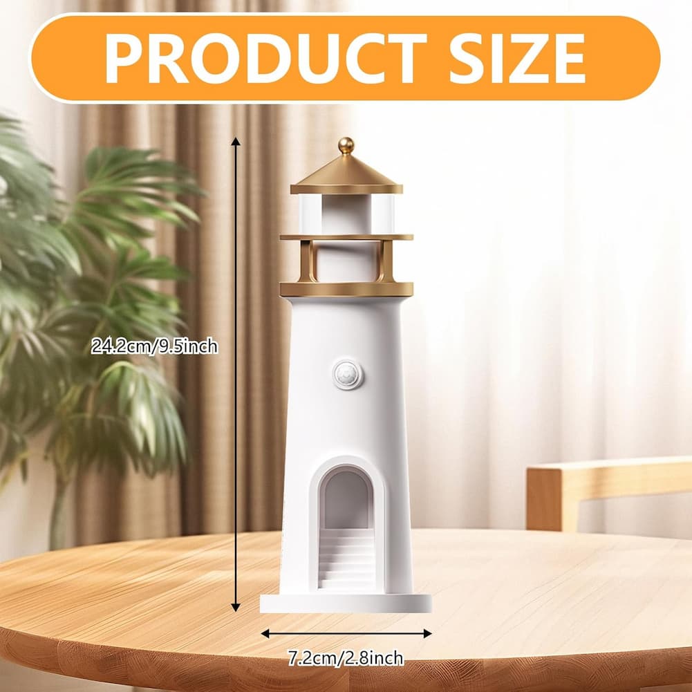 LightHouseLamp - con proyección de la luna