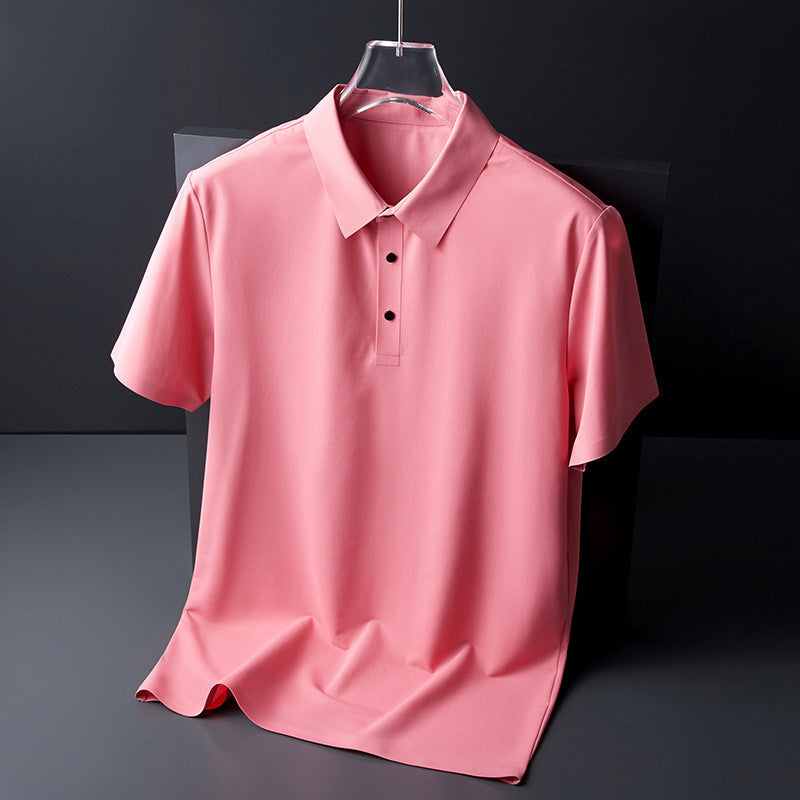 Gluschwein - Kühles Schnelltrocknendes Sommerhemd Für Herren Rosa