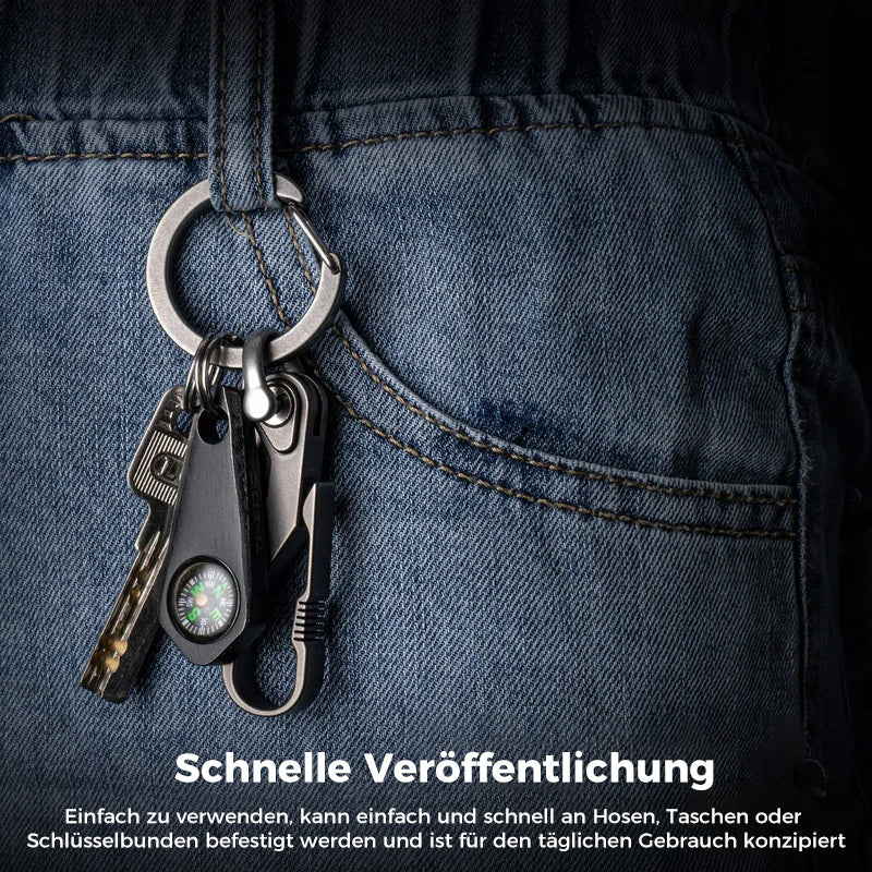 Gluschwein - Karabiner Schlüsselanhänger Clip