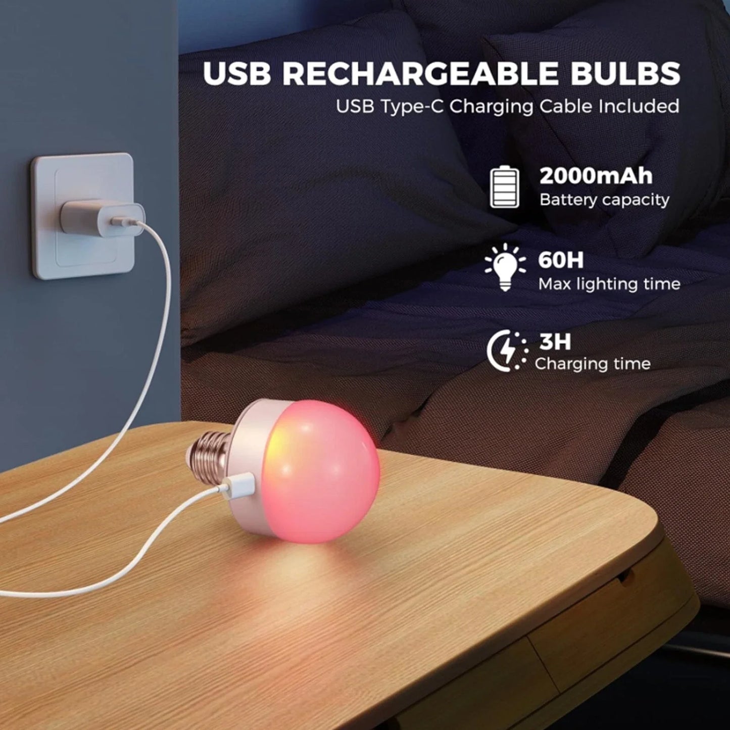 Gluschwein - BatteryBulb - Wiederaufladbare LED-Lampe