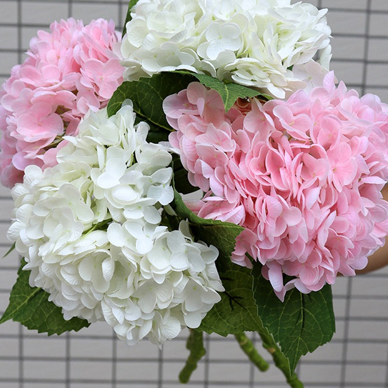 Gluschwein - Künstliche Hortensienblumen im Freien💐