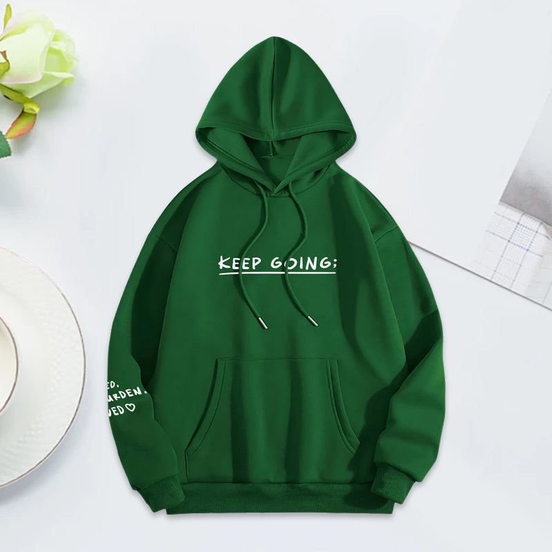 Gluschwein - Sweatshirt '100 Gründe, am Leben zu bleiben'.