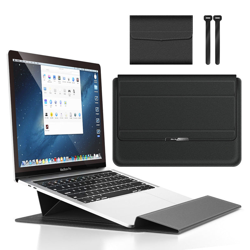 Gluschwein - Universelle multifunktionale wasserdichte Notebooktasche Schwarz