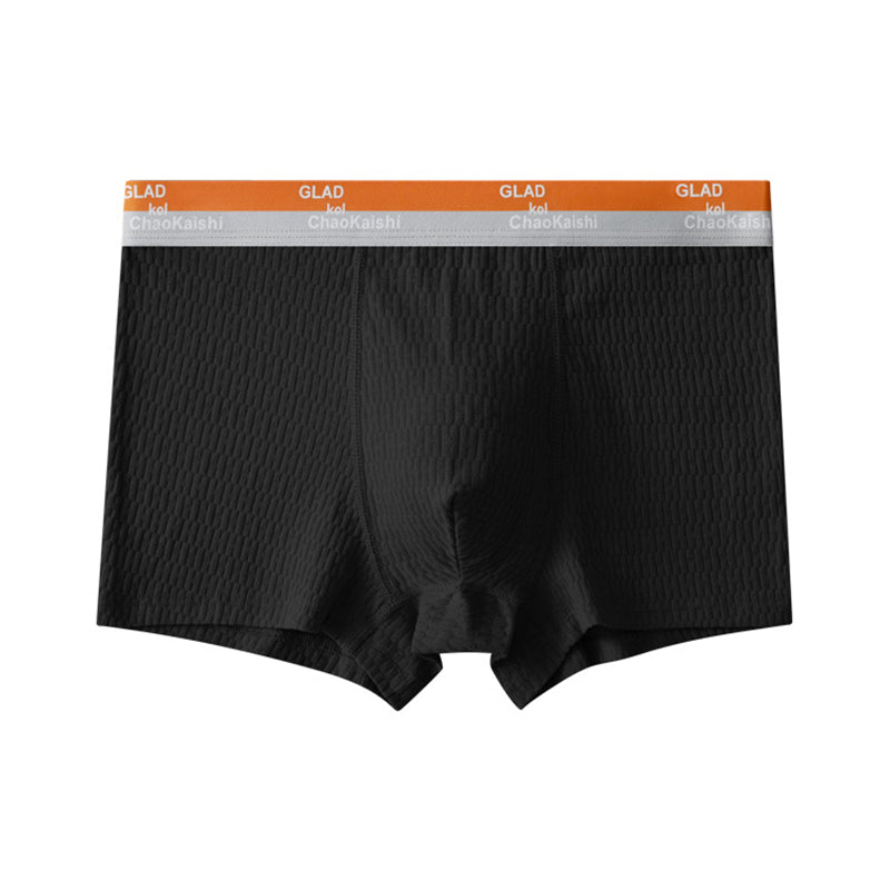 Gluschwein - Baumwolle Herren Boxershorts Antibakteriell Atmungsaktiv Schweißabsorbierend Schwarz