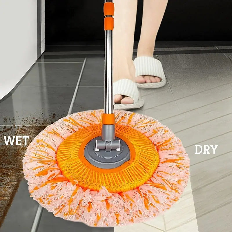 360° drehbarer Mikrofaser-Mopp mit verlängerbarem Griff