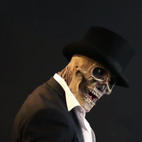 Gluschwein - (🎃Frühe Halloween-Aktion🎃) Die neueste biochemische Skelettmaske für 2023-Kreative GIF-Einführung