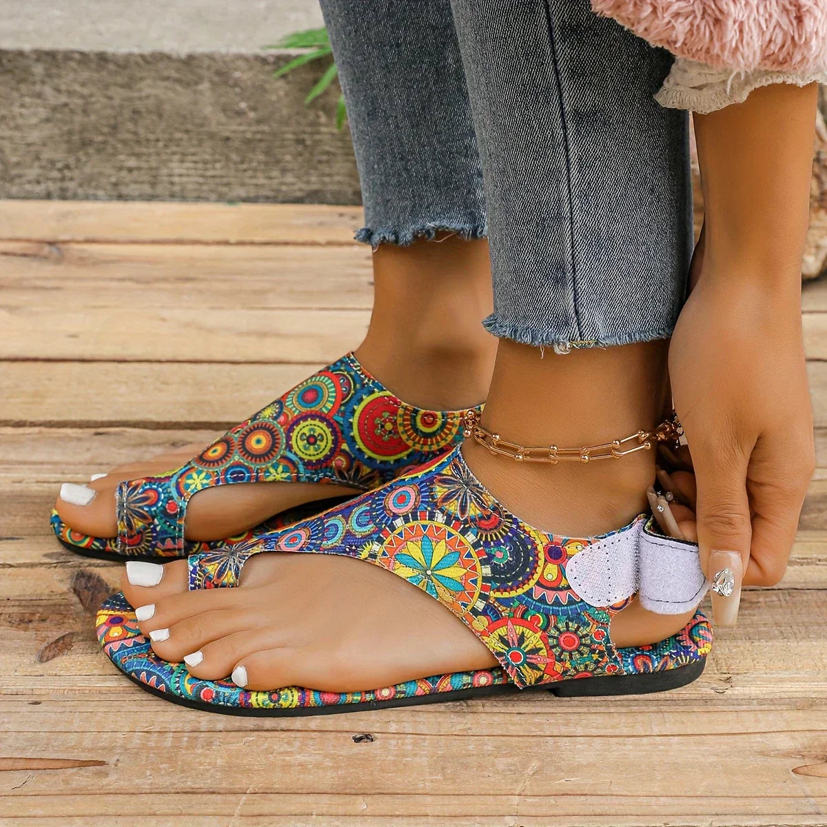 Vintage Bohemian Sandaler