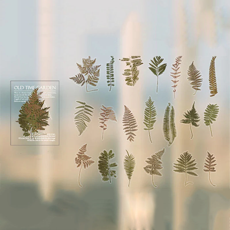 Gluschwein - PET-Aufkleber-Set der Memory Garden-Serie Stil B