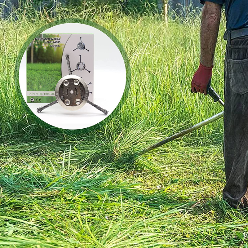 Tête de tonte à fil d'acier Saker