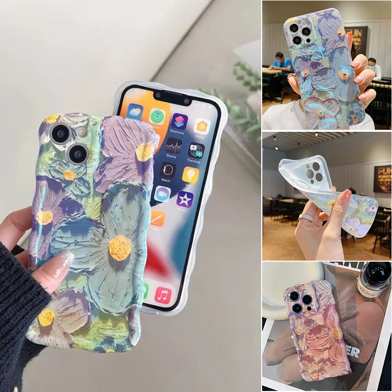 Gluschwein - iPhone Bunte Ölmalerei Exquisite Handyhülle