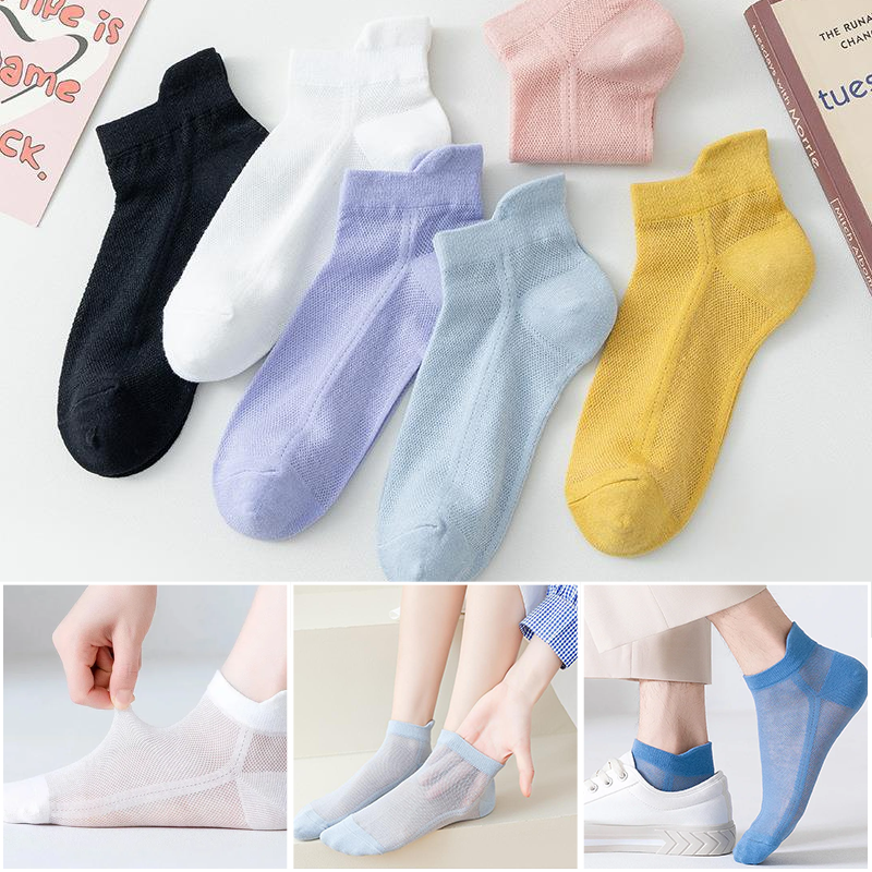Gluschwein - Ultradünne, rutschfeste Socken mit unsichtbarem Effekt