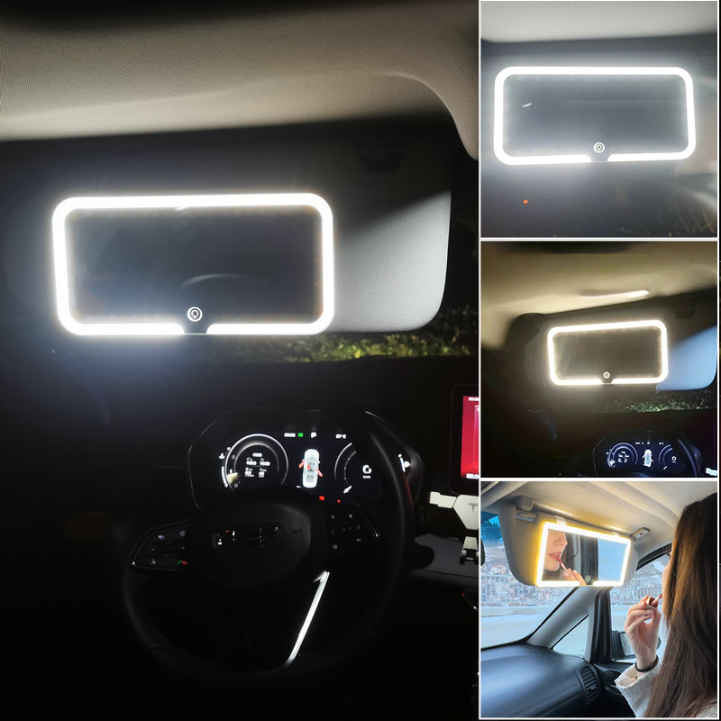 Gluschwein - Auto LED Sonnenblende Vanity Mirror