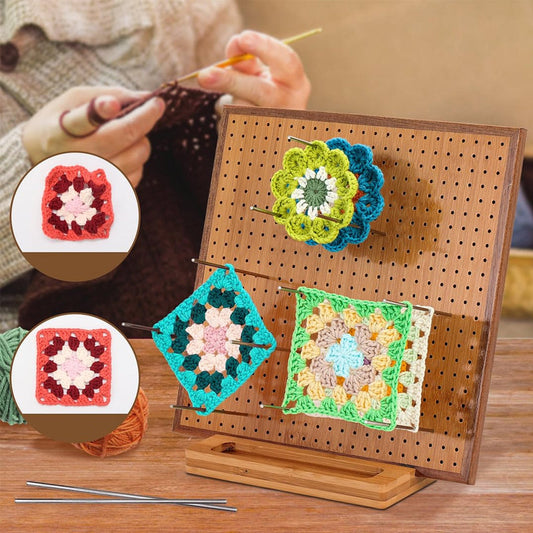 Planche de blocage au crochet avec épingles