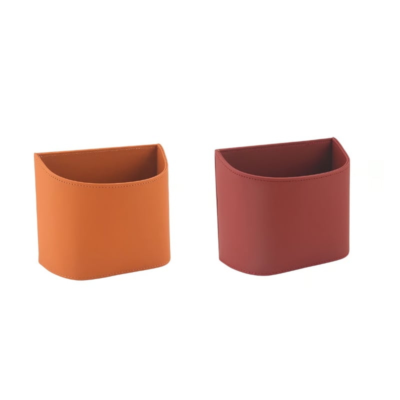 PU Leather Car Door Cup Holder