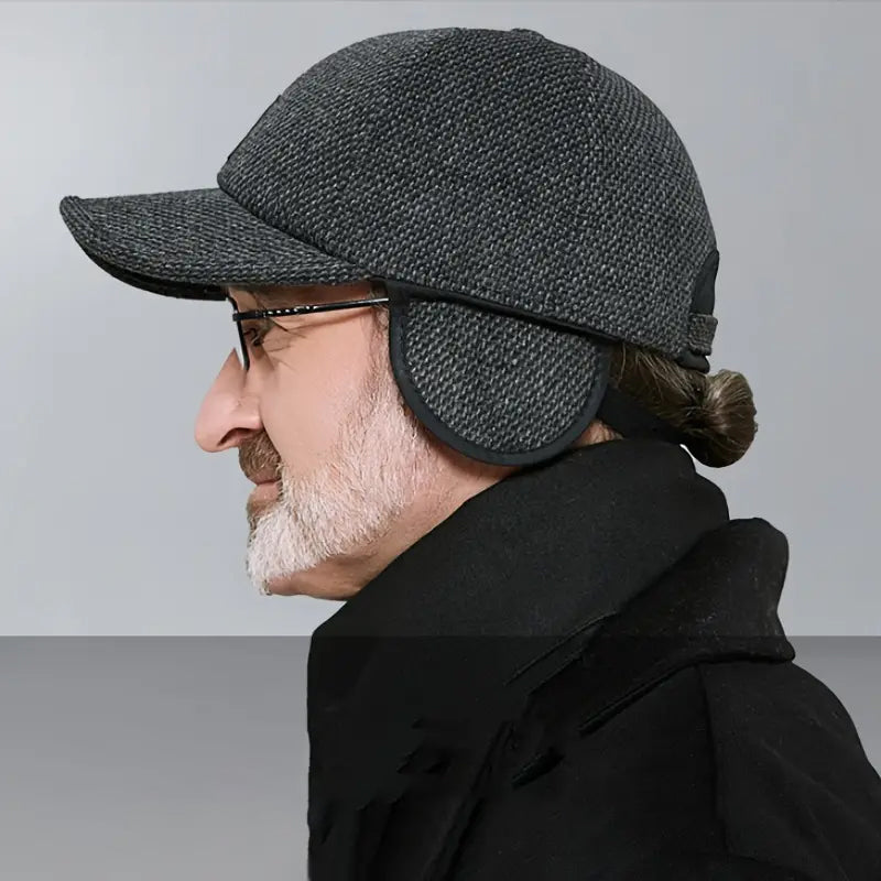 Gluschwein - Winter-Baseballmütze mit Ohrenschützern