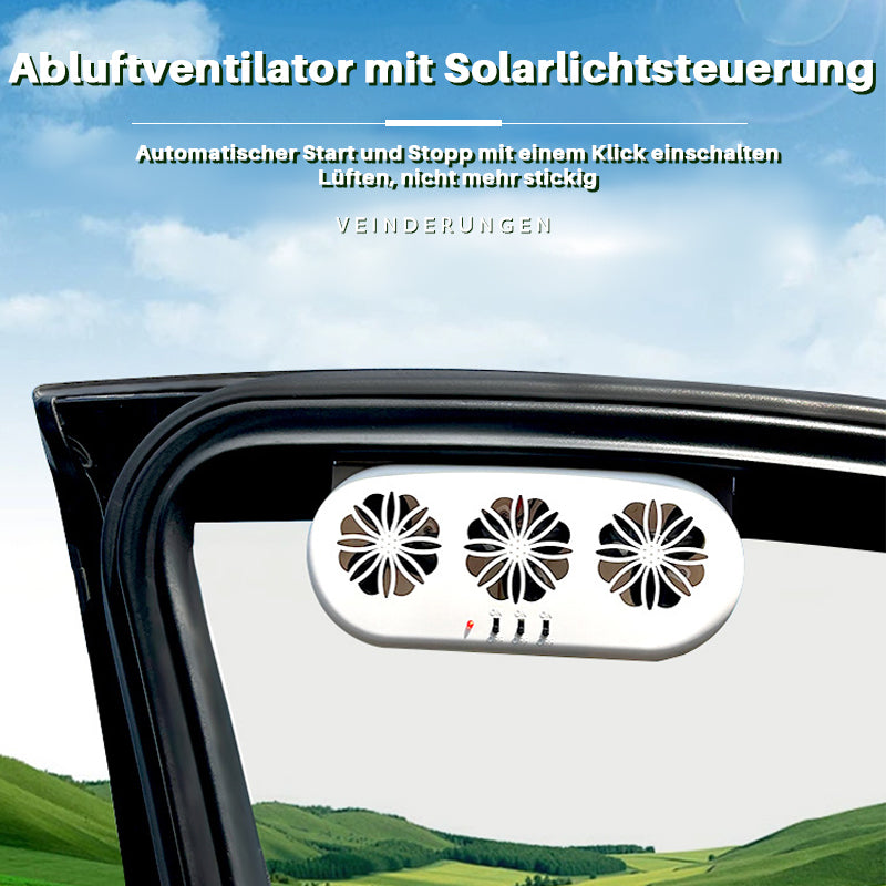 Gluschwein - Solarbetriebener Autoabluftventilator
