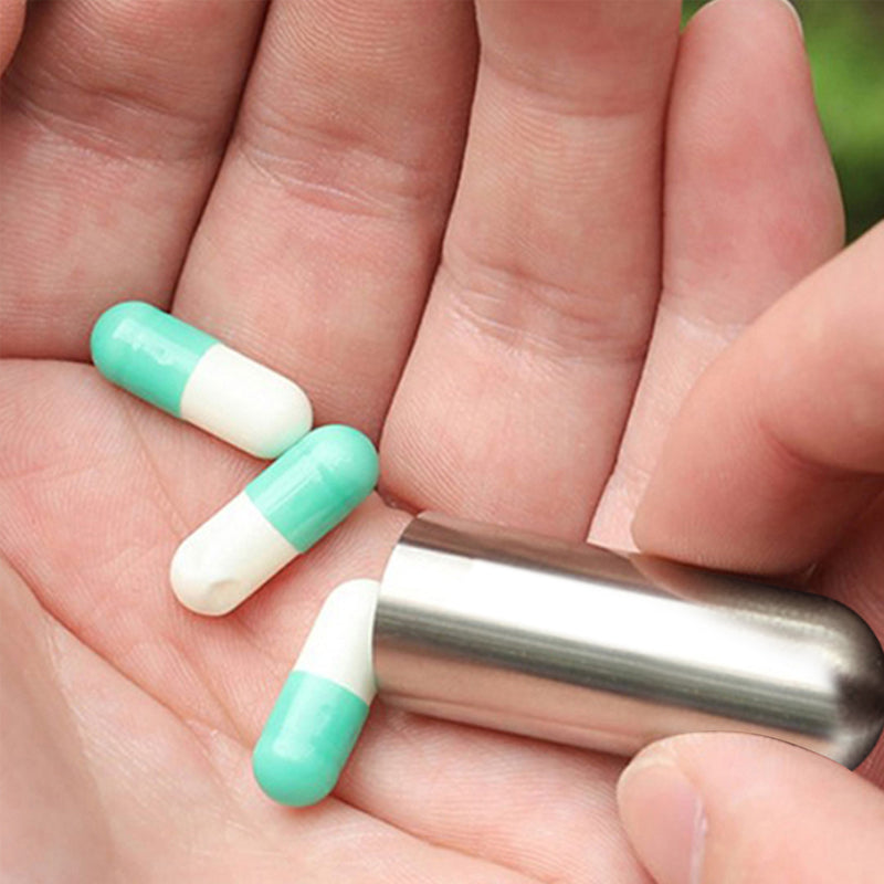 Gluschwein - Pillendose aus Edelstahl