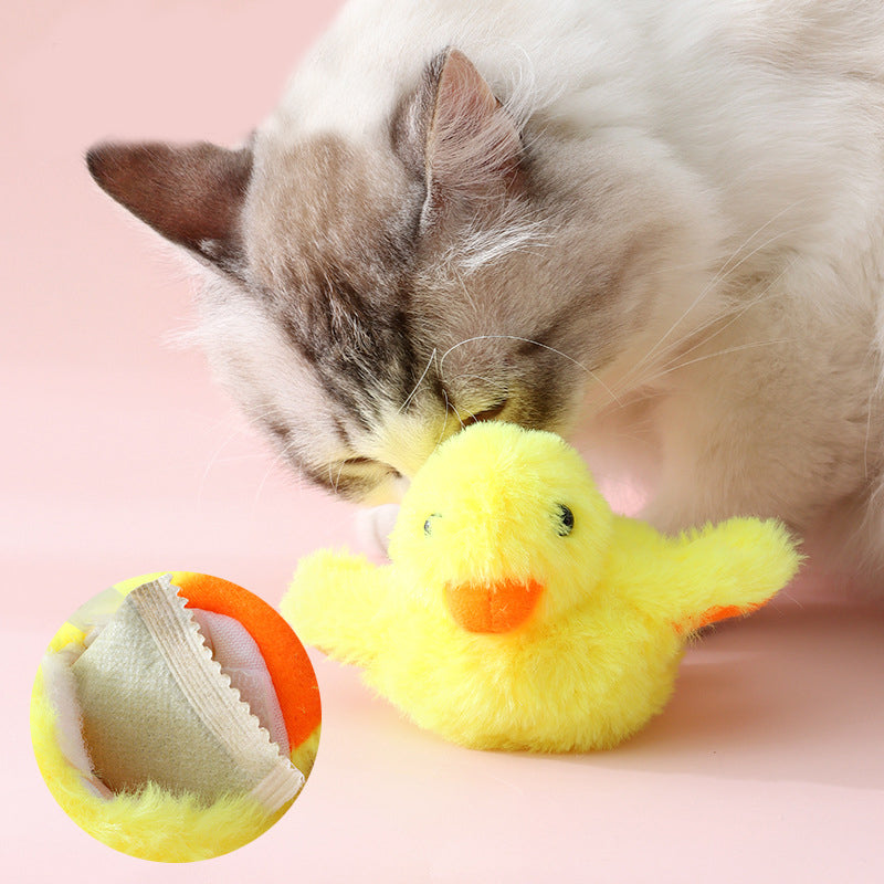 Gluschwein - Gelbes Entenspielzeug für Katze