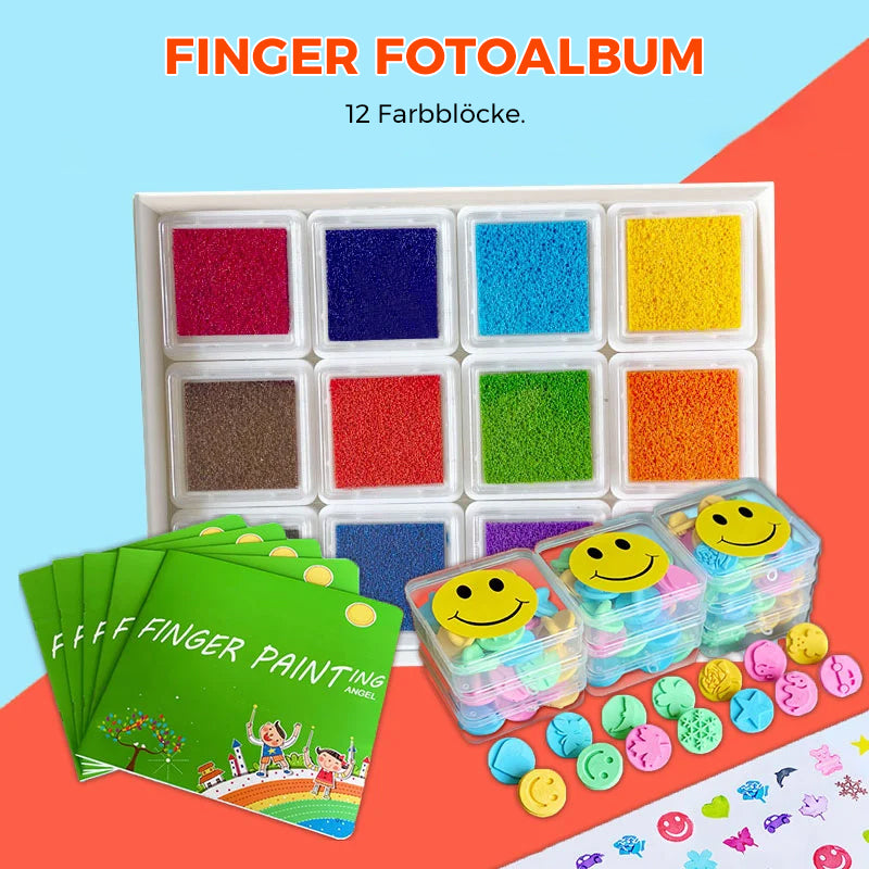 Gluschwein - Lustiges Fingermal-Set 12-Farben-Set