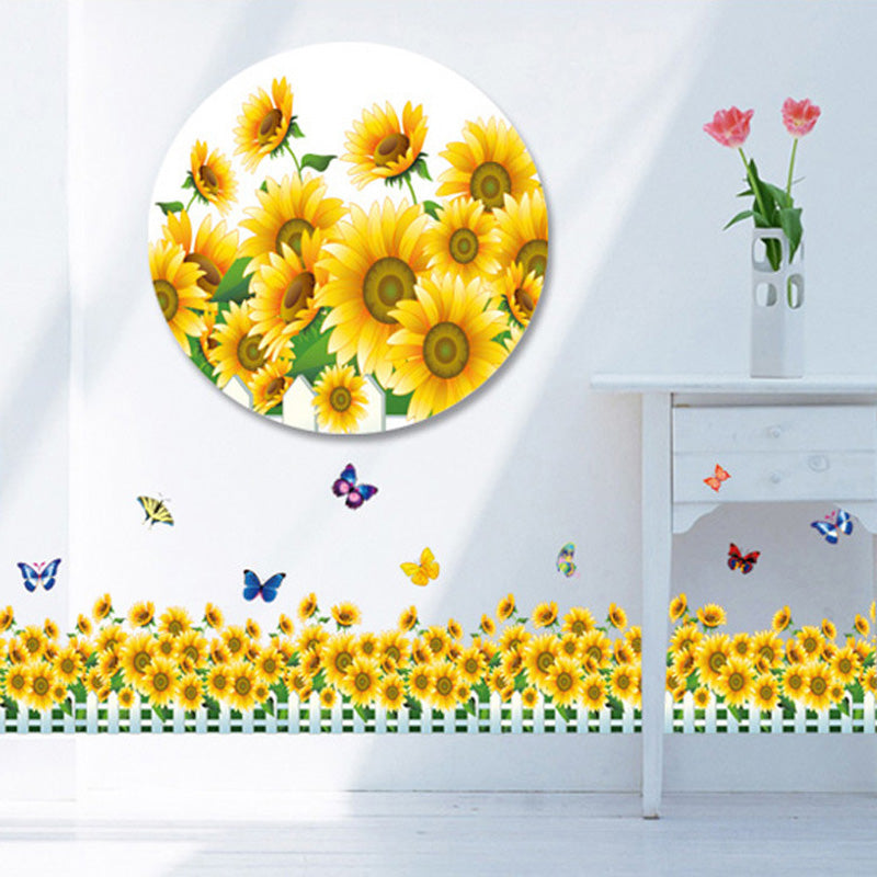 Gluschwein - Natürliche 3D-Blumen-Wanddekoration aus grünem Gras