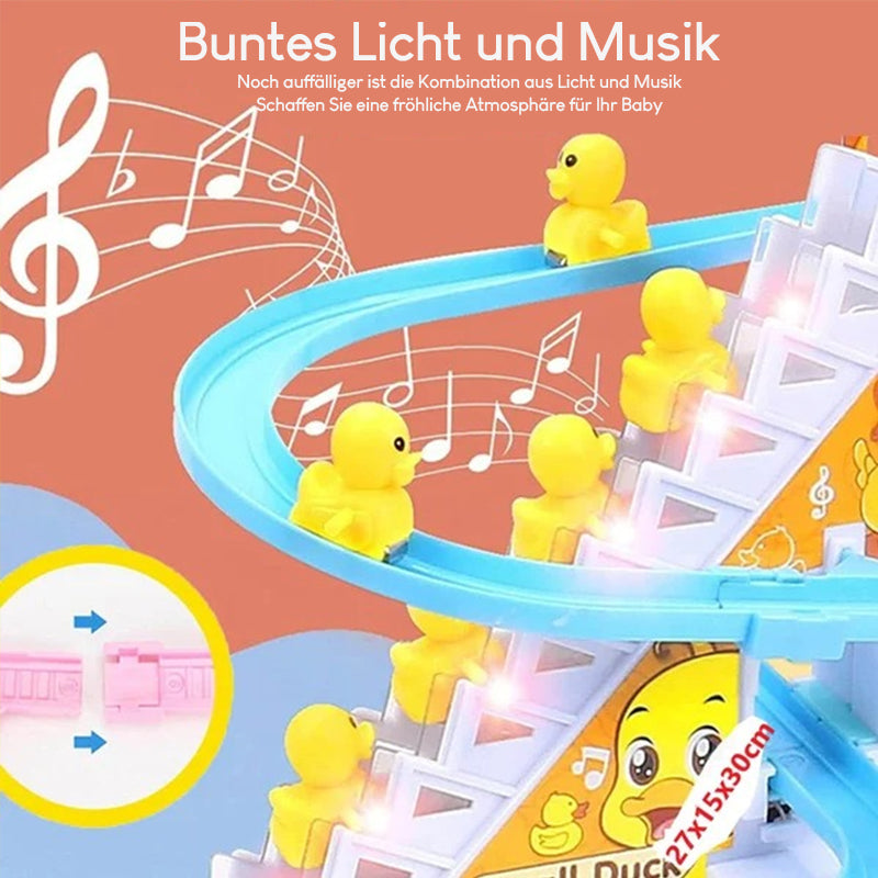 Gluschwein - Elektrische Enten Slide Track mit Licht und Musik(🔥Rabatt in Bearbeitung)