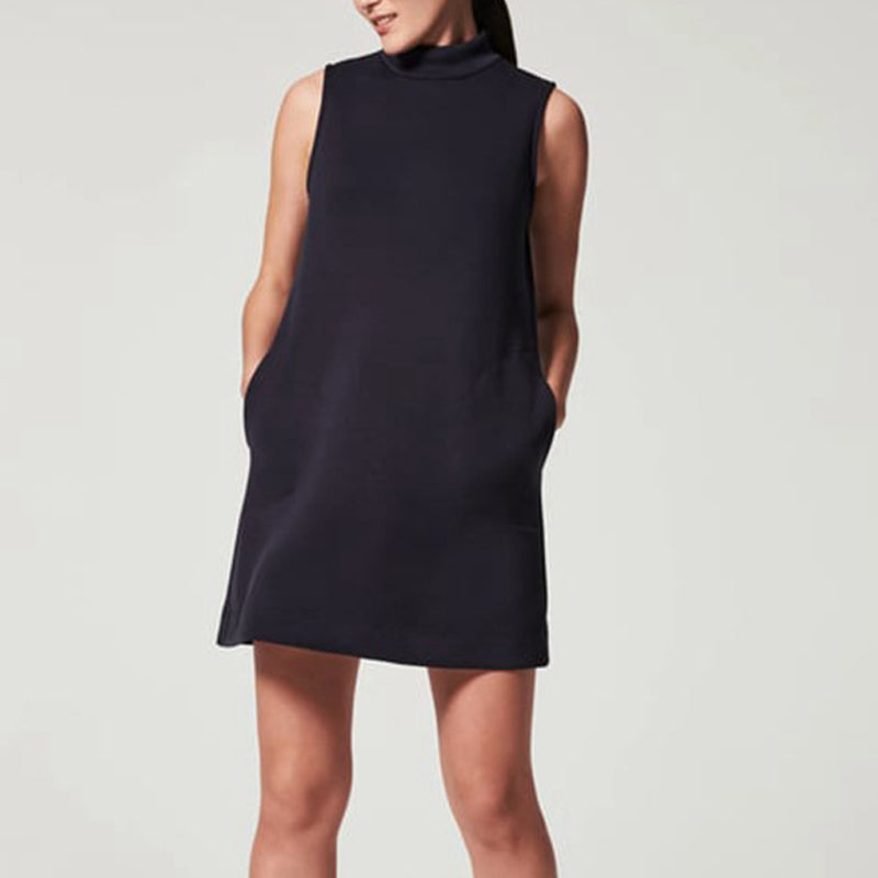 Gluschwein - Ärmelloses Kleid mit Taschen Marineblau