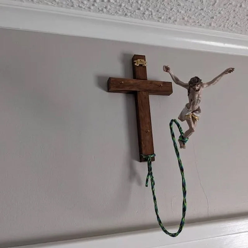 Gluschwein - Fliegendes Jesus-Ornament