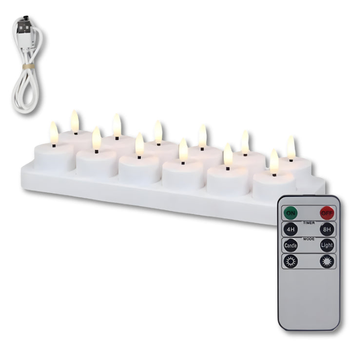 Gluschwein - TeaLED - Wiederaufladbare LED-Teelichter
