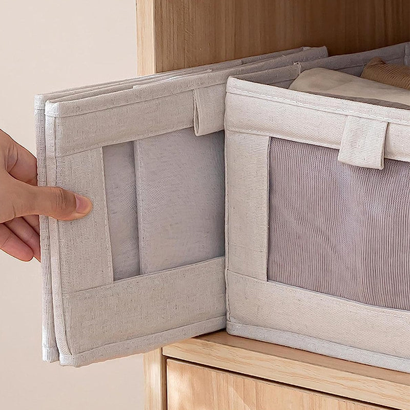 Gluschwein - Aufbewahrungsbox aus Baumwolle mit Sichtfenster