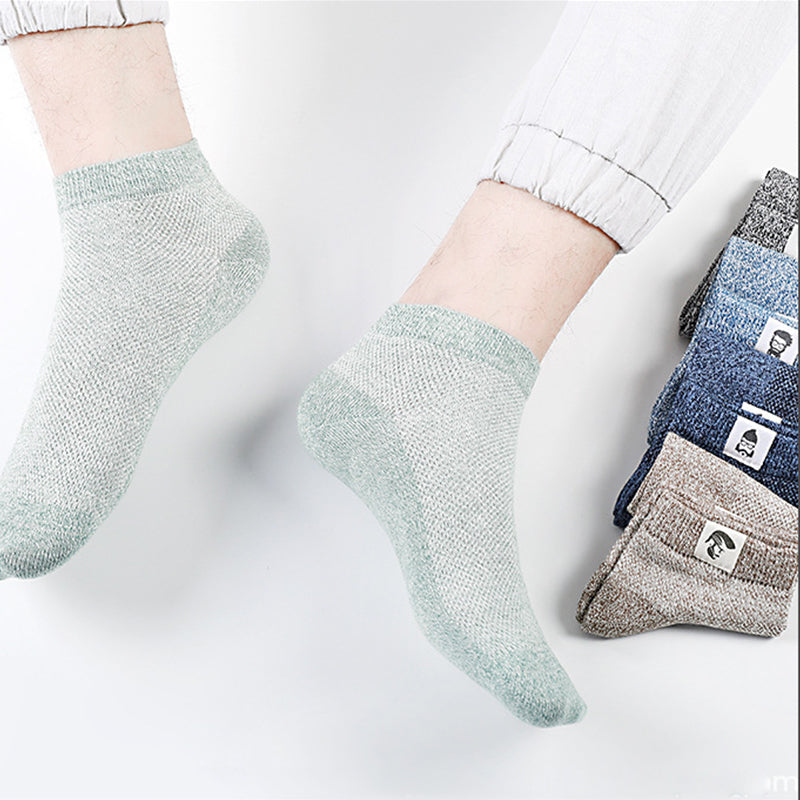 Gluschwein - Atmungsaktive Antibakterielle Deo-Socken für Herren 5 Paar