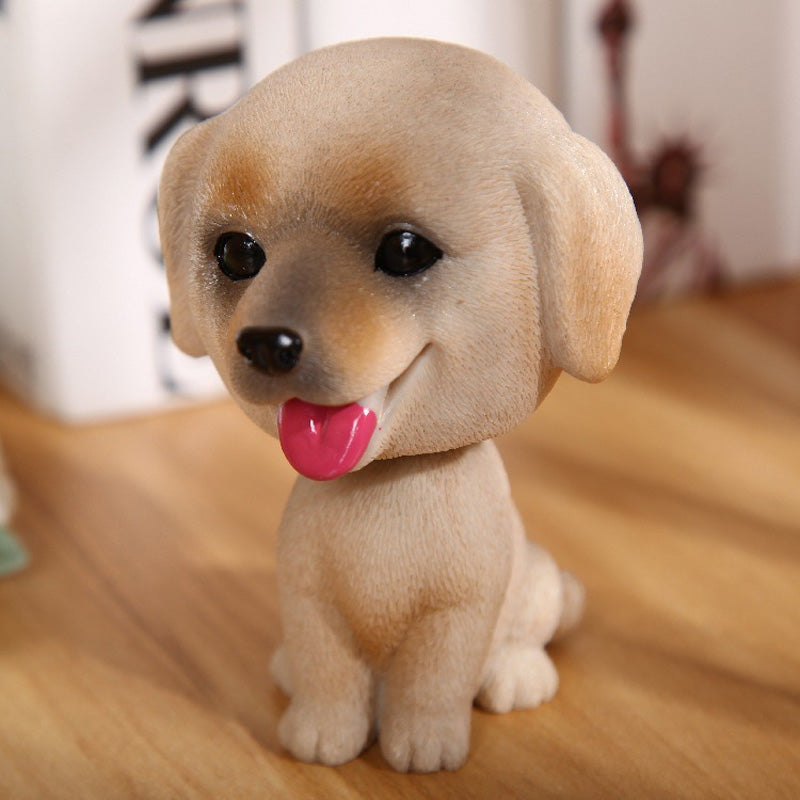 Gluschwein - Auto-Innendekoration aus Harz mit Hund