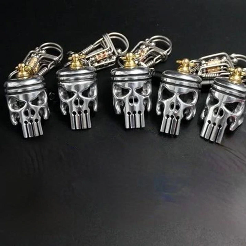 Gluschwein - Schädel-Schlüsselanhänger Aus Metall