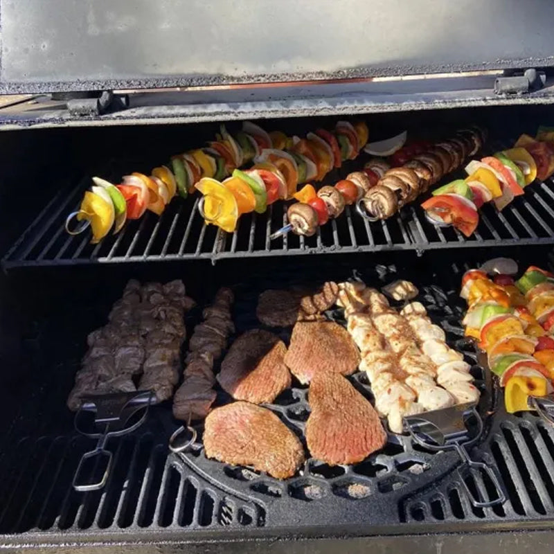 Gluschwein - Halbautomatische Grillgabel aus Edelstahl