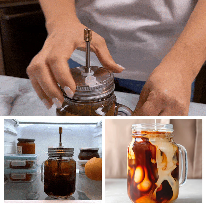 Gluschwein - (Vorverkauf, Versand nach dem 15. Juni) Manueller Kaffeefilter aus rostfreiem Stahl