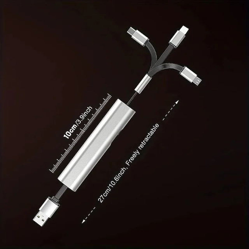 3-in-1-Schnellladekabel