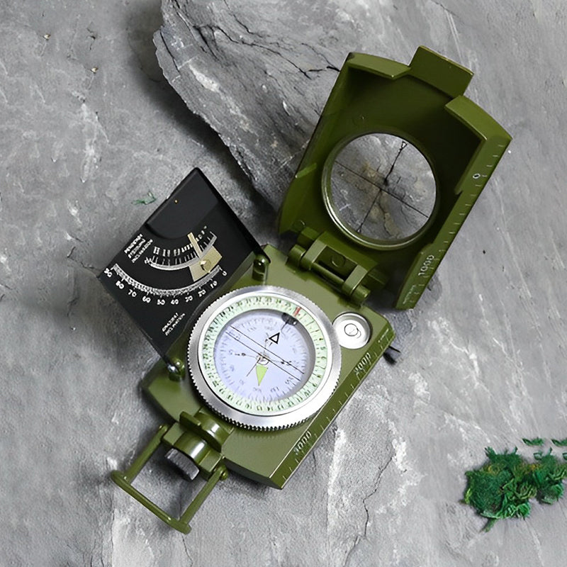 Multifunktionaler Militärkompass für Peilung und Navigation