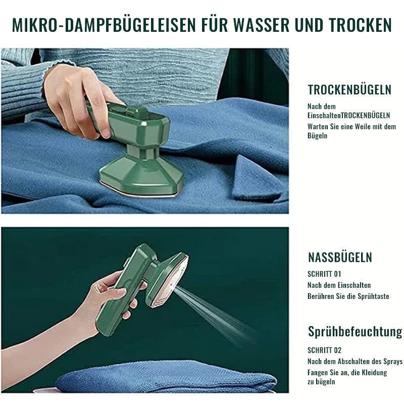 Gluschwein - Professionelles Mikro Dampfbügeleisen