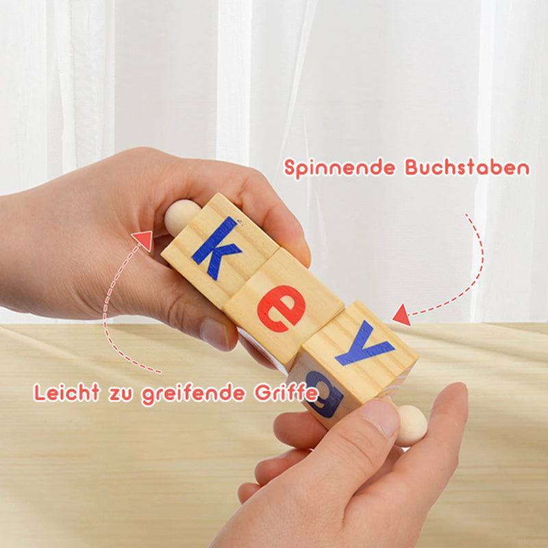 Gluschwein - Leseblöcke aus Holz