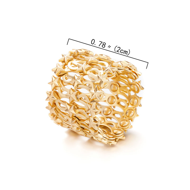 Gluschwein - 2 In 1 Verstellbarer Umwandelbarer Armbandring
