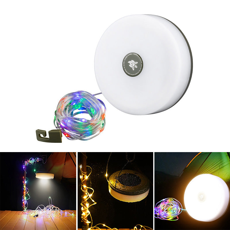 Lampes de camping et guirlandes lumineuses multifonctionnelles pour l'environnement