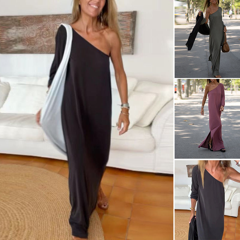 Gluschwein - Damen Freizeitkleid Langes Kleid