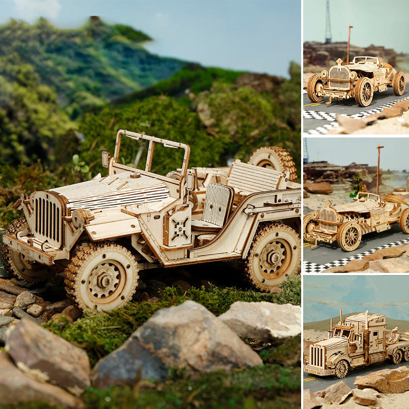 Gluschwein - Dreidimensionales Puzzle Straßenkreuzer